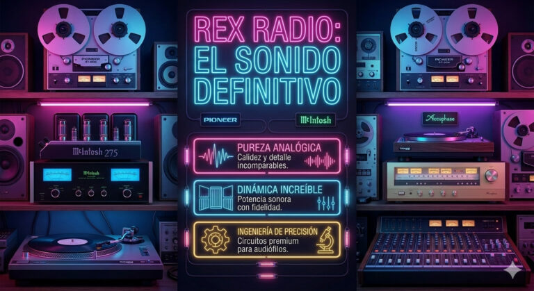 Sumate a la mejor experiencia de sonido en Rex Radio!